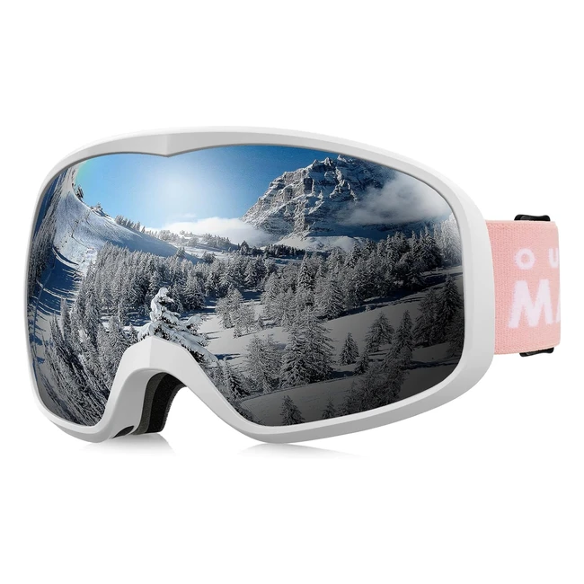 OutdoorMaster Owl Ski Goggles - OTG Snowboard Goggles for Men Women Youth - Anti