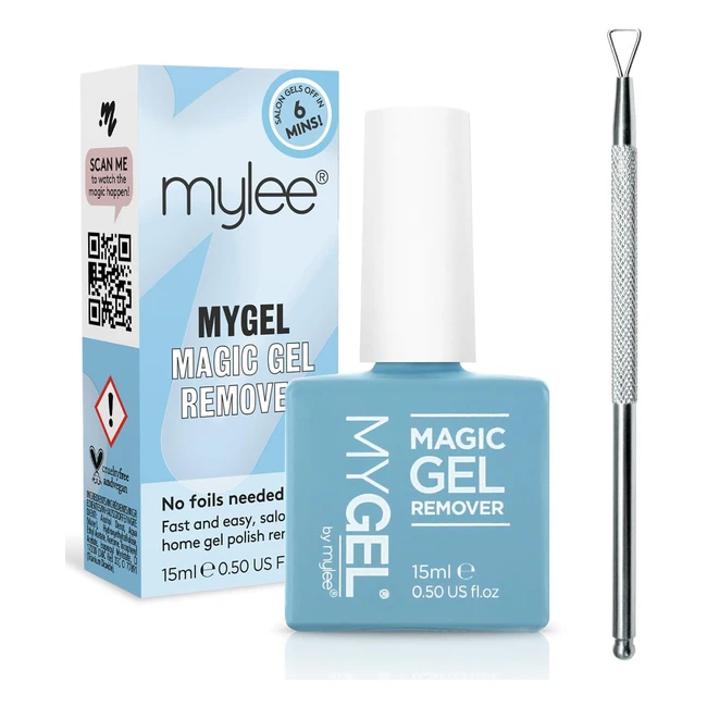 MyGel Magic Gel Remover 15ml - Quickly Removes Soakoff Gel Polish