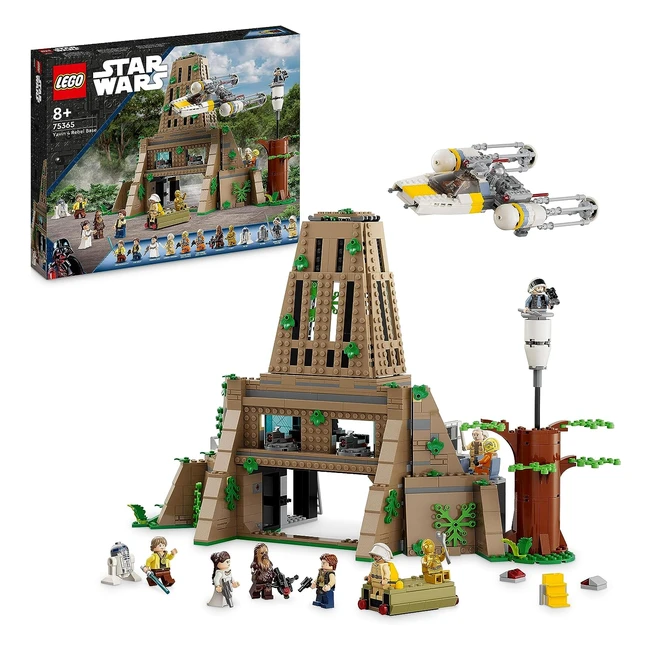 LEGO 75365 Star Wars Rebellenbasis auf Yavin 4 - NEU! Mit Luke Skywalker, Prinzessin Leia und mehr