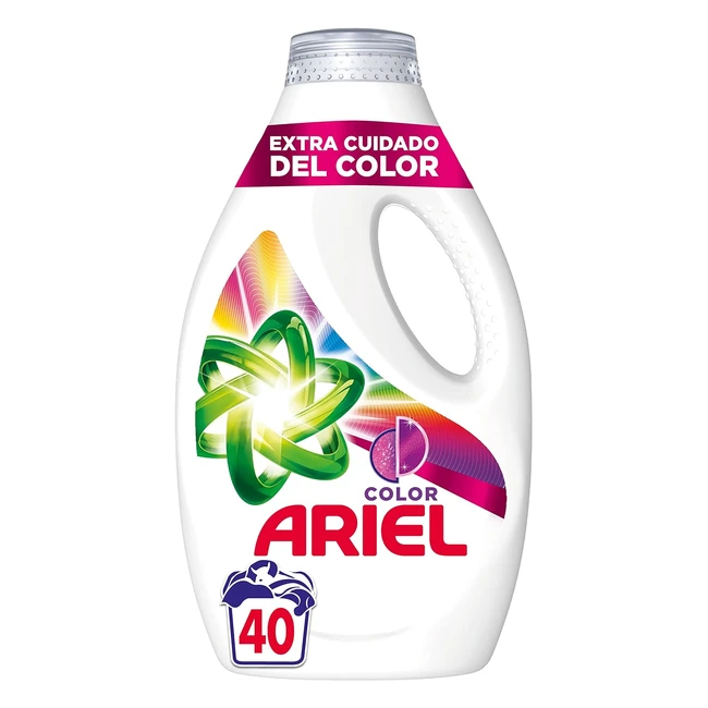 Ariel Detergente Líquido 40 Lavados - Cuida y Limpia en Ciclos Fríos