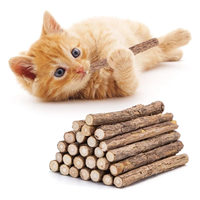 Palitos de Catnip para Gatos - Nobleza - Ref 30pcs - Cuidado Dental y Juguete p