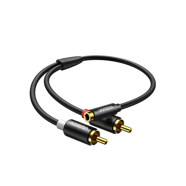 UGREEN RCA to 3.5mm Female Adapter - High-Quality Audio Cable