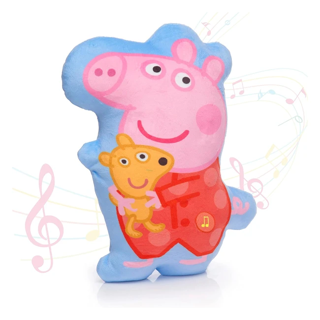 Peppa Pig Sleep Soother by Lullaby Labs - Soft Toy with Night Light and Music - Ages 2-5