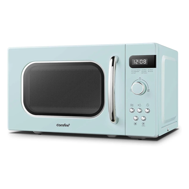 Comfee Retro Style 800W 20L Microwave Oven | 8 Auto Menus | 5 Power Levels
