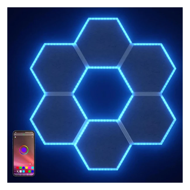 Panneaux acoustiques hexagonaux RGB Tonor autoadhsifs