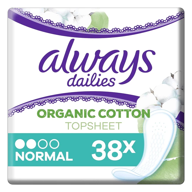 Always Ultra Cotton Protection - Assorbenti da donna, 100% cotone biologico, senza profumo e coloranti