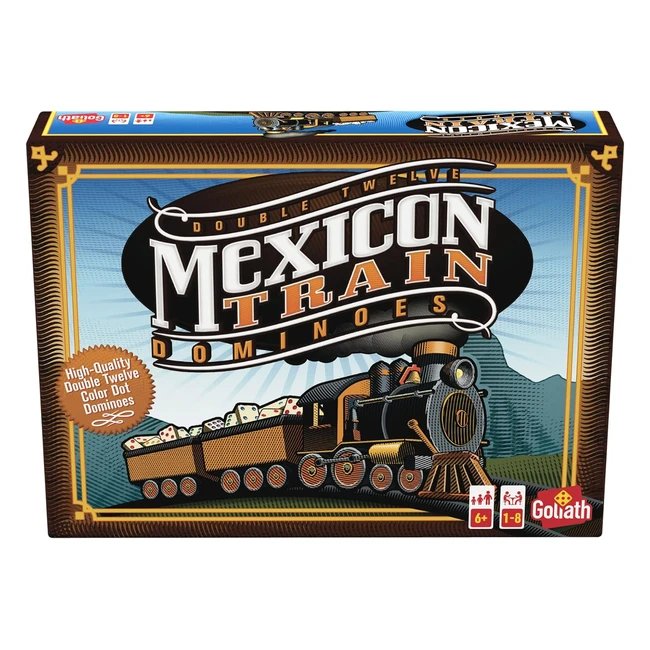 Jeu de société Mexican Train Dominos - À partir de 6 ans - 1 à 8 joueurs