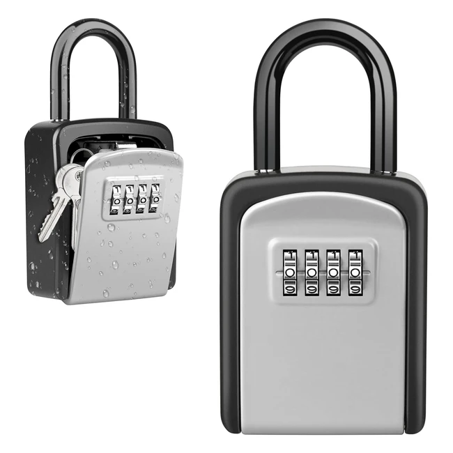 Caja de seguridad para llaves DIYIFE - Cdigo 4 dgitos - Porttil - Montaje 