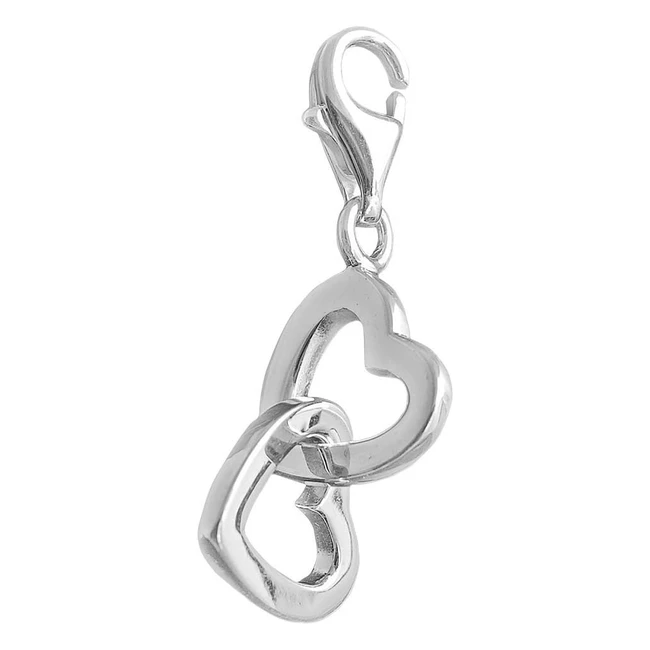 Thomas Sabo Women Charm Pendant Hearts Charm Club 925 Sterling Silver 077300112 - Free Delivery