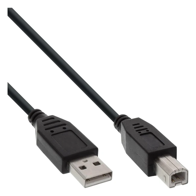 Cable USB 2.0 A a B Negro 7m - Alta velocidad y calidad