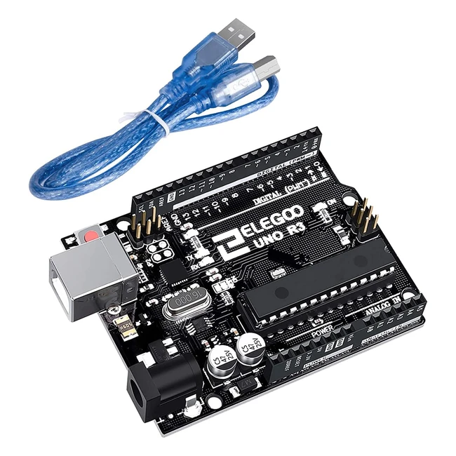 Elegoo UNO R3 Board for Arduino - Faster Transfer Rates, Enhanced Performance