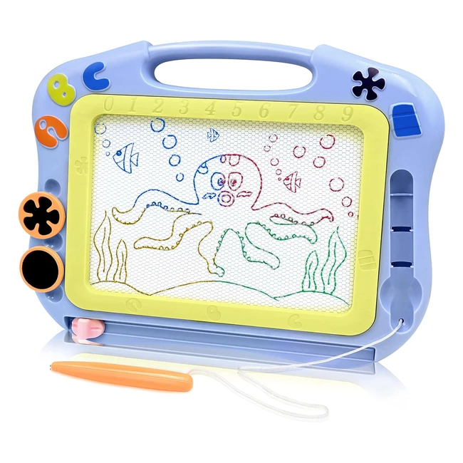 Lavagna Magica per Bambini - Lavagna Magnetica 4 Colori - Giocattoli Educativi Creativi