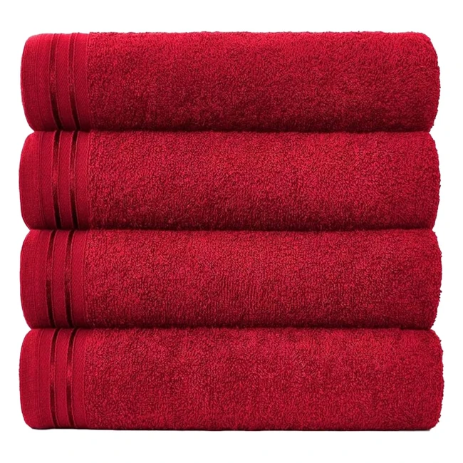 GC Gaveno Cavailia Large Towels Bath Sheet - Highly Absorbent Egyptian Cotton Towel Set - 4 Pack Extra Soft Large Bath Towel