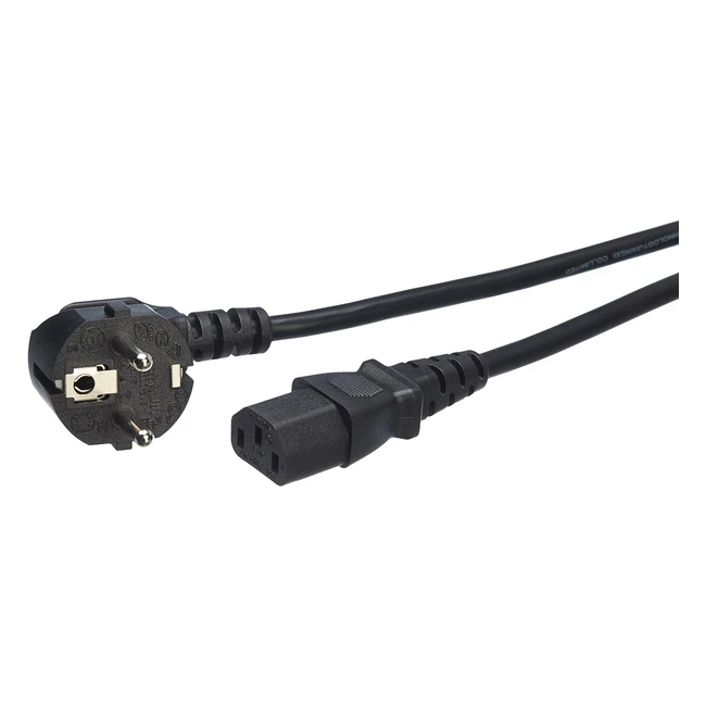 Amazon Basics Netzkabel 3 m Schwarz  18 AWG Universal Power Cable