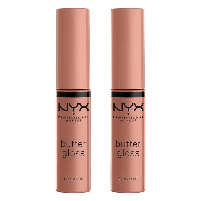 NYX Professional Makeup Butter Gloss Lucidalabbra Non Appiccicoso Madeleine 8 ml
