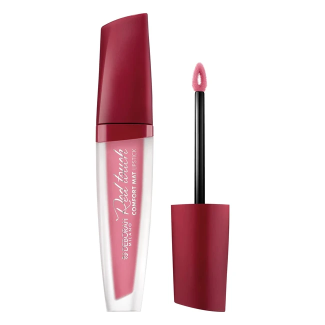 Rossetto Liquido Deborah Milano Red Touch Matte N2 Delicate Rose - Colore Intenso e No Transfer