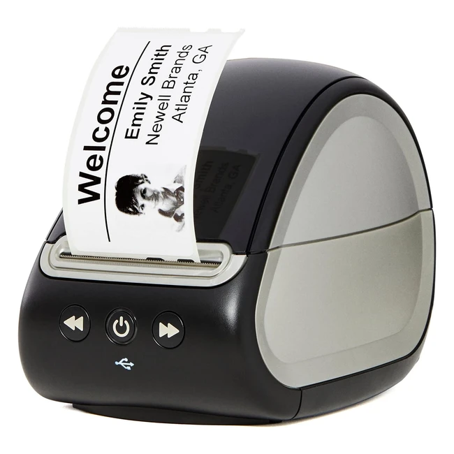 Imprimante d'étiquettes Dymo 2112722 LabelWriter 550 - Reconnaissance automatique des étiquettes - Prise UE - Noir
