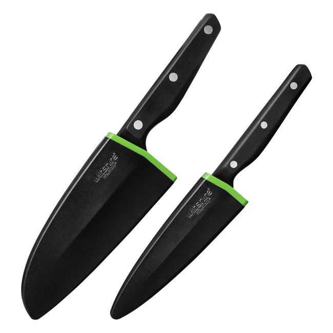 StaySharp Triple Rivet Duo Set - Santoku  Utility Knife - Keep Your Knives Shar