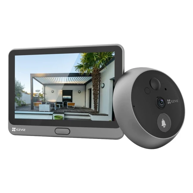 EZVIZ Colour Touch Screen Doorbell Camera 1080p FHD  Wirefree  PIR Human Detec