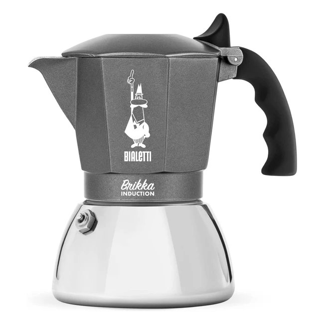 Cafetera Bialetti Brikka Inducción 4 tazas - ¡Prepara un espresso cremoso en casa!