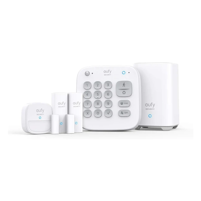 Kit alarme domestique eufy 5 pièces - Sécurité domestique, contrôle via app