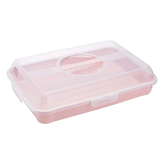 Keeeper Sandwich Cake Muffin Butler Enrico Nordic Pink - Ideal for Snacks and Ca