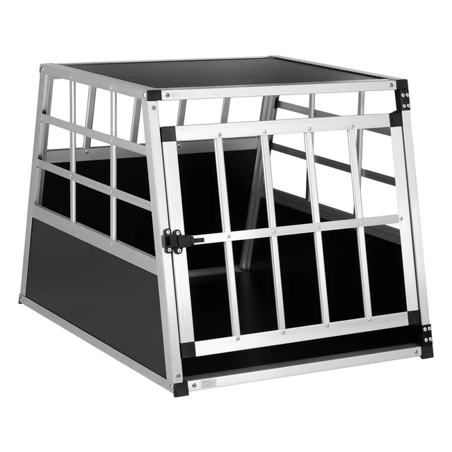 Cadoca Hunde Transportbox Aluminium - Robuste Hundetransportbox fürs Auto