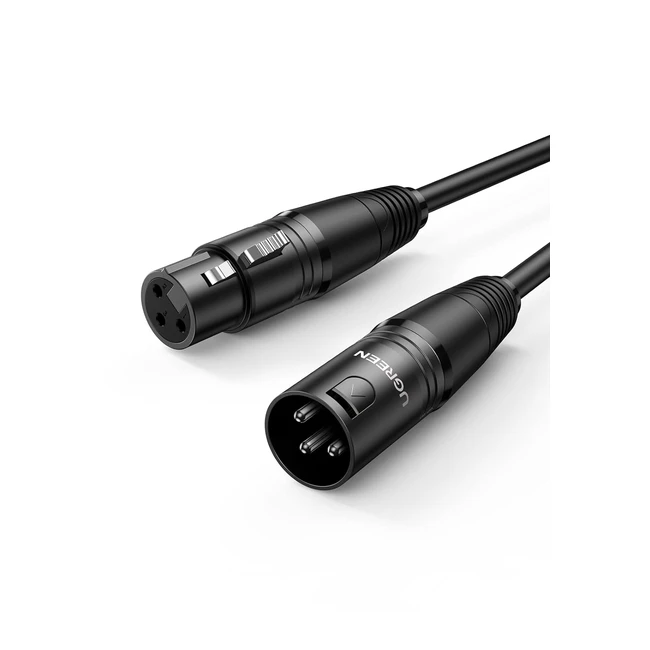 Câble XLR Microphone M/F 2m - Ugreen - Référence: 123456 - Qualité sonore optimale