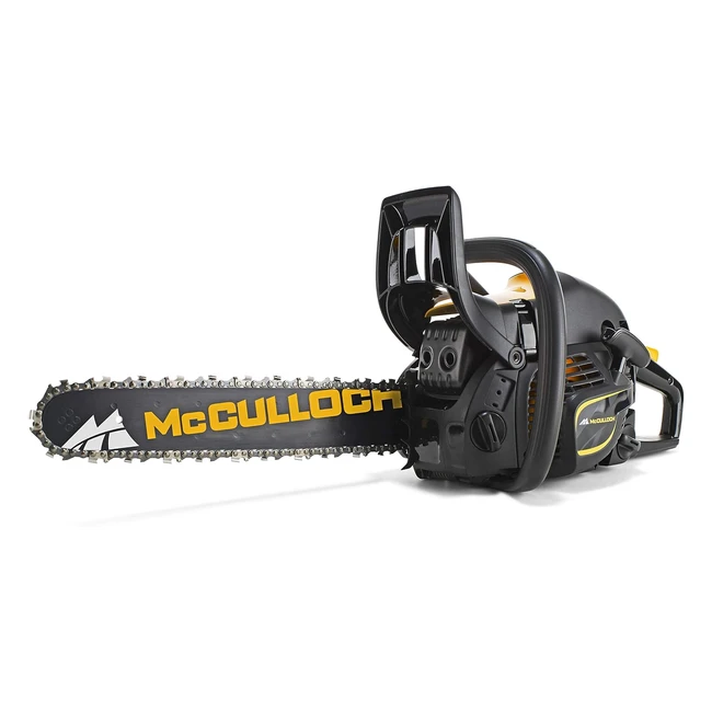 Motosierra de gasolina McCulloch CS450 Elite, 2000W, 45cm, doble freno de cadena