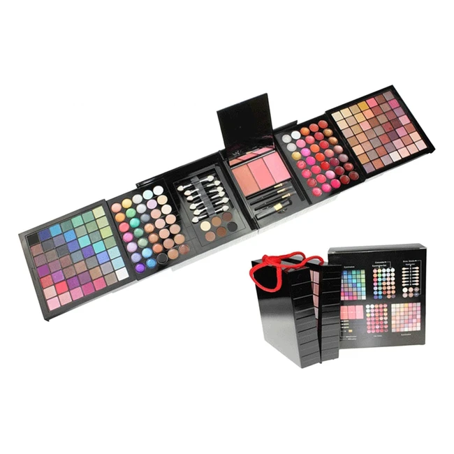 FantasyDay Set di Trucchi 177 Colori Kit Bellezza Cosmetici per Occhi, Viso e Labbra