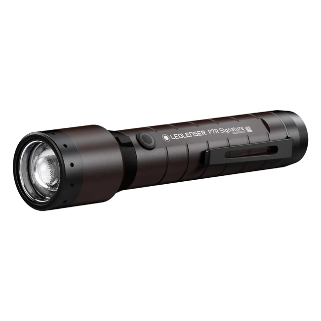 LED Lenser P7R Signature LED Rechargeable Torch - Super Bright 2000 Lumens - Wat