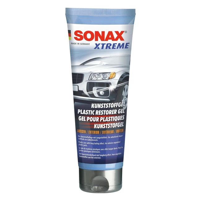 Gel pour plastiques Sonax Xtreme 250 ml - Soin longue durée pour les parties extérieures - RF 02101410810