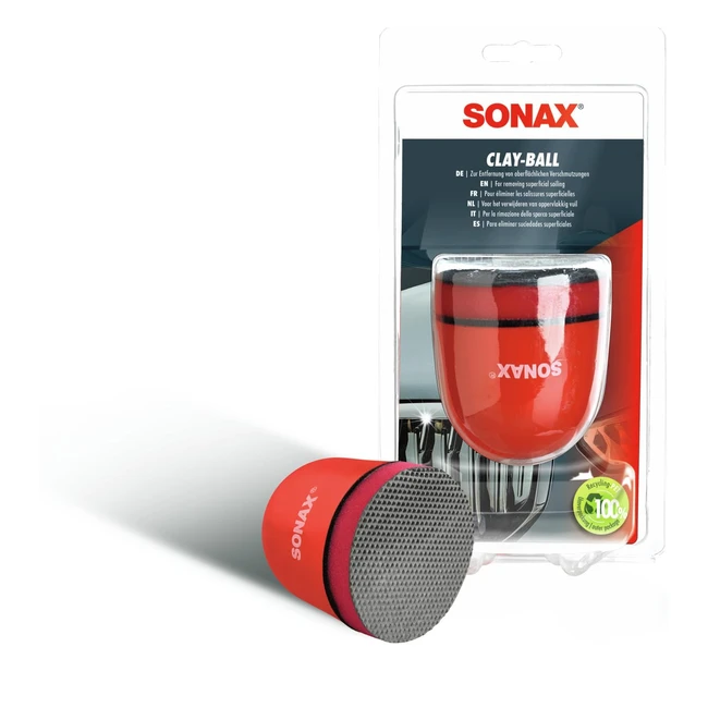 Sonax Clayball - Entfernt hartnäckige Verschmutzungen auf Lack und Glas - ArtNr. 04197000