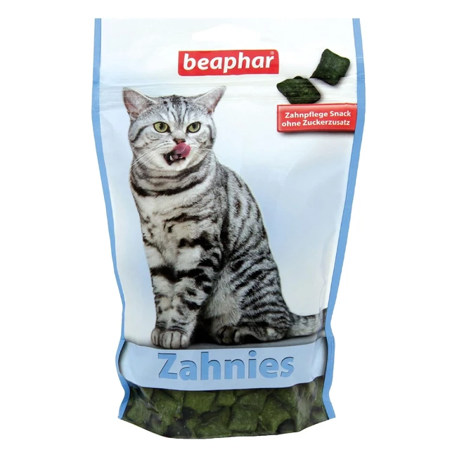 beaphar toothies für Katzen - knusprige Katzenleckerlies, fördert die Zahnpflege, ohne Zuckerzusatz, 3er Pack (3x150 g)