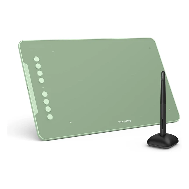 XPPEN 10x625 Deco 01 V2 Graphics Tablet - Batteryfree Stylus - Windows/Mac/Android - Green