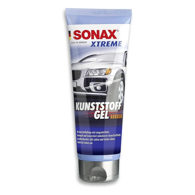 Sonax Xtreme Kunststoffgel Außen Nanopro 250 ml - Reiniger und Pflege für unlackierte Kunststoffteile