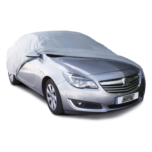 Maypole Breathable Full Cover for Large Cars, Water Resistant - Grey