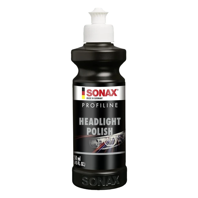 Sonax Profiline Scheinwerferpolitur 250 ml - Nr. 02761410 - Erfrischt vergilbte und getrübte Kunststoffscheinwerfer