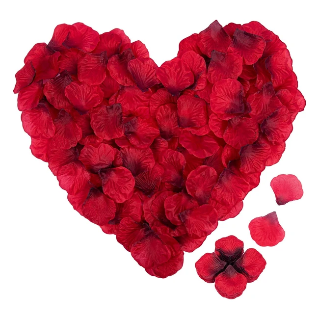 4000pcs Artificial Silk Rose Petals - Romantic Decorations for Wedding  Valenti