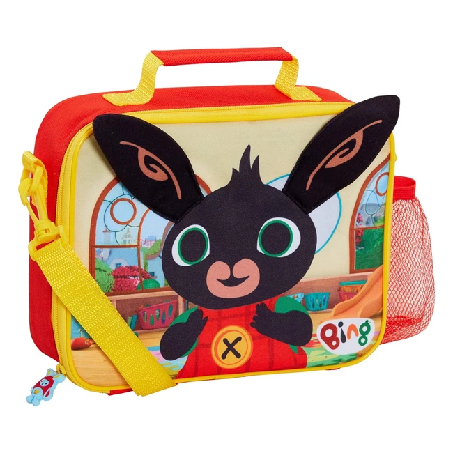 Bing Bunny 3D Ears Kids Insulated Lunch Bag - Detachable Strap