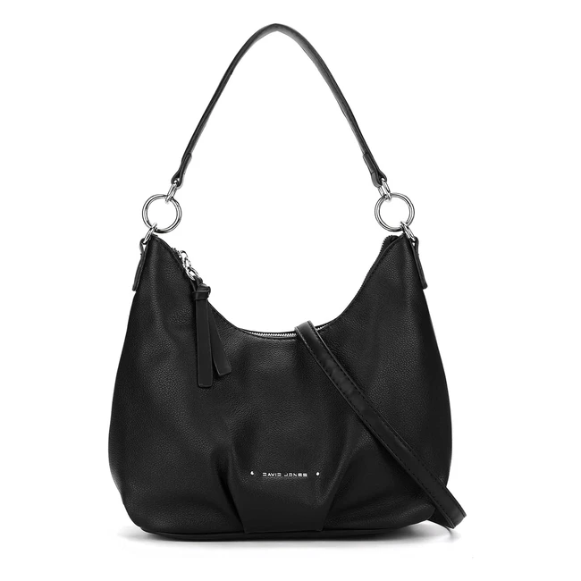David Jones Womens Shoulder Bag - Trendy Fashion Elegant - Black