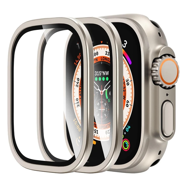 Pellicola Protettiva Apple Watch Ultra 49mm - 2 Pezzi - Senza Bolle - Trasparent