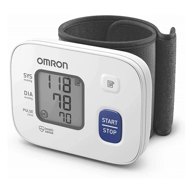 Omron RS2 Digital Wrist Blood Pressure Monitor - Irregular Heartbeat Detection - 30 Measurements in Memory