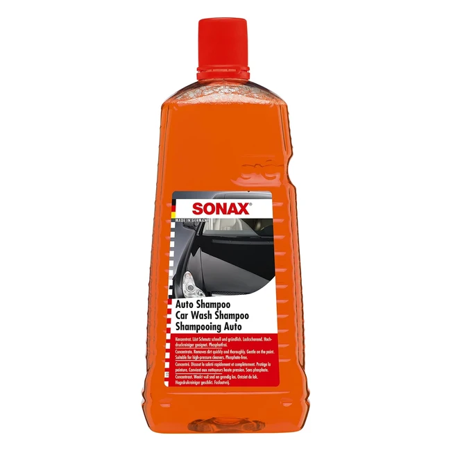 Shampooing auto Sonax 2000 ml - Nettoyage rapide et protection de peinture - San