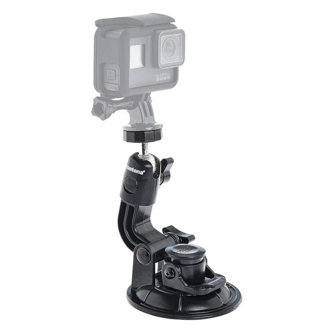 mantona Saugnapfhalterung XL 9cm fr GoPro Hero 11-3 und andere Action Cams