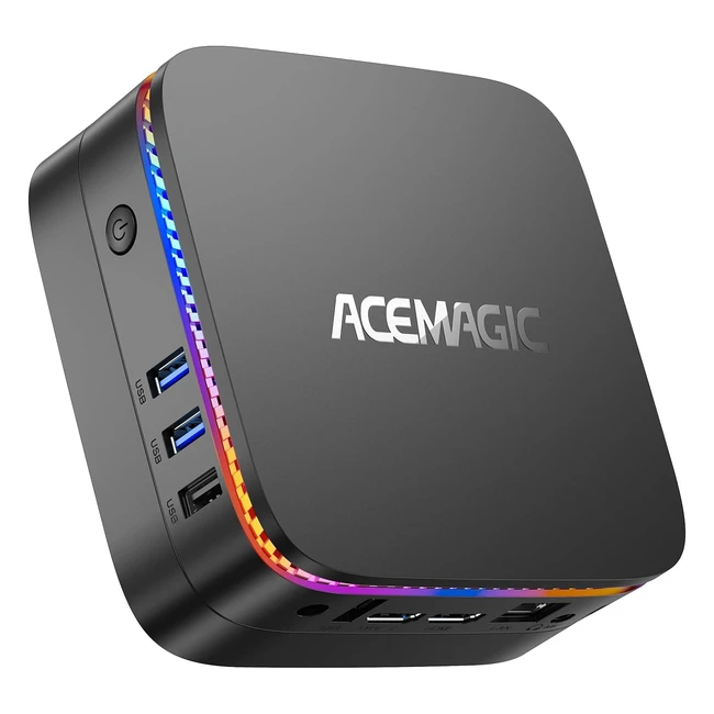 Acemagic AK1Plus Mini PC RGBIntel Alder Lake95 Hasta 34 GHz 16GB DDR4 1TB M2 2