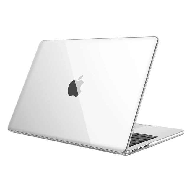 Coque Fintie pour MacBook Air 13.6 pouces M2 2022 - Légère et Transparente