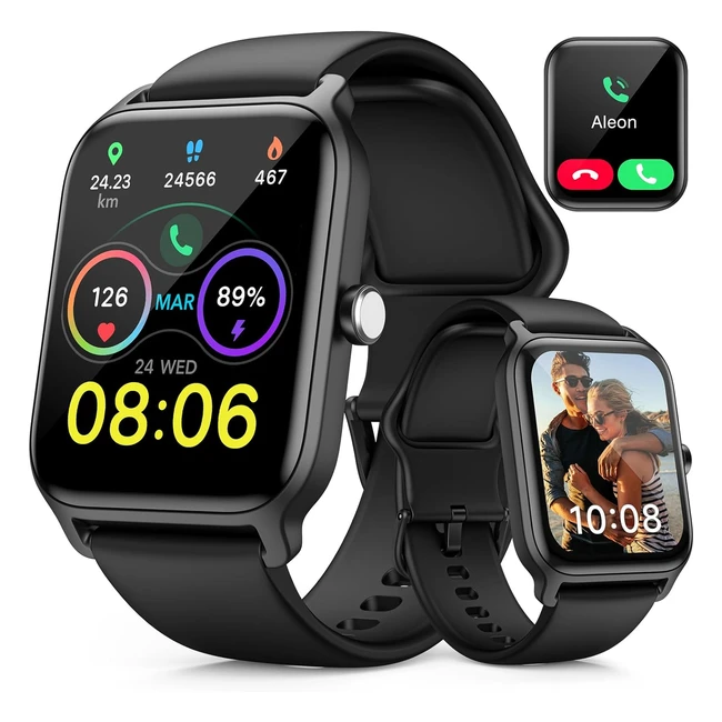 Reloj Inteligente Hombre Alexa | Smartwatch Hombre | Referencia: 110 | Llamada Bluetooth | Monitor Frecuencia Cardíaca | SPO2 | Rastreador Sueño