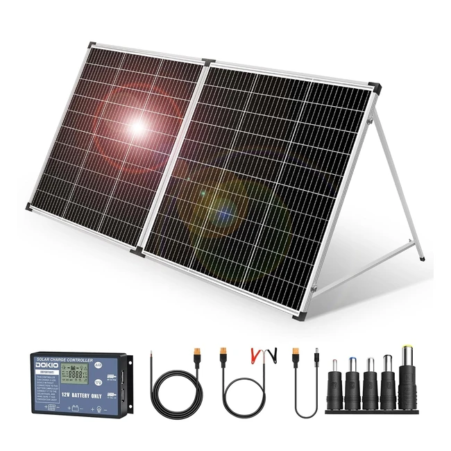 Pannello Solare Portatile 200W Monocristallino - Dokio EnergiaSolare
