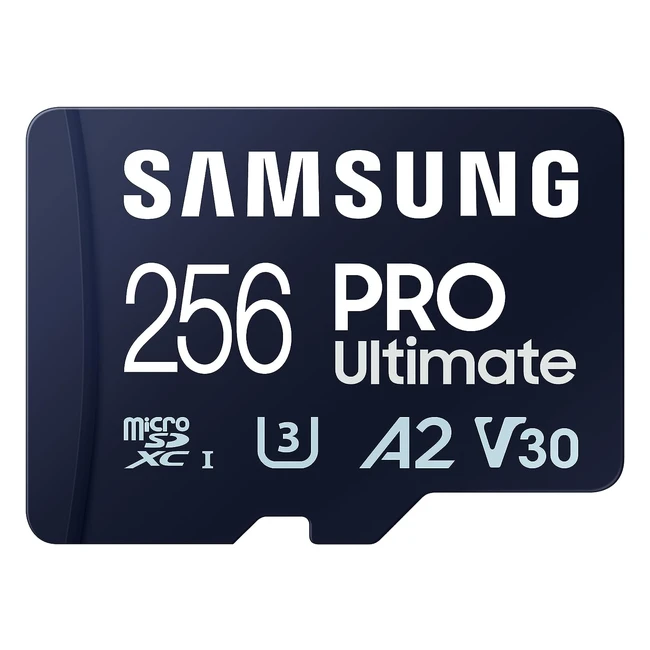 Samsung Pro Ultimate MicroSD-Karte 256 GB für Smartphones, Drohnen und Action-Cams